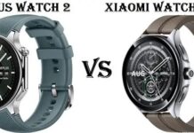 OnePlus-kello 2 VS Xiaomi kello 2 Pro-vertailu