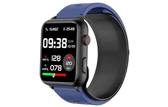 Kuzney TK63 Bluetooth Smartwatch - Blood Pressure & ECG Monitor, Fitness Tracker For Android/iOS