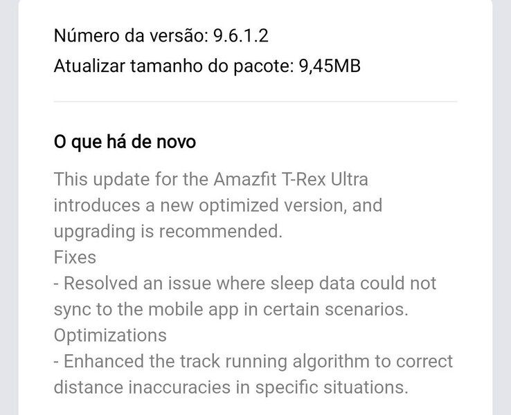 Dziennik zmian Amazfit-T-Rex-Ultra-9.6.1.2