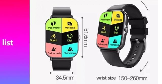 F15S smartwatch design