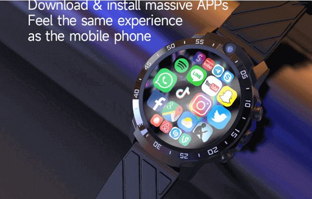 LZAKMR MT27 4G smartwatch design