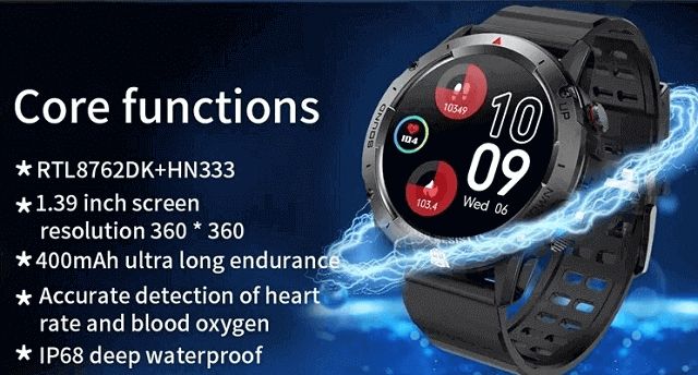 NX9 smartwatch features