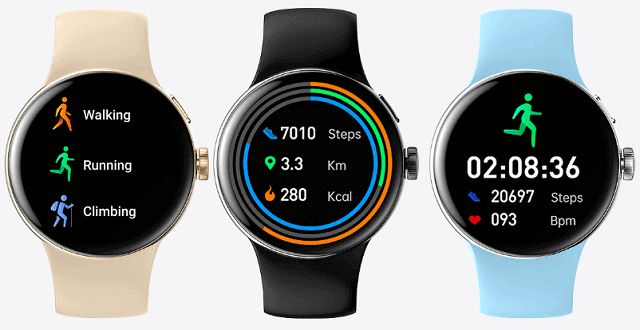 Vwar Pixel smartwatch features