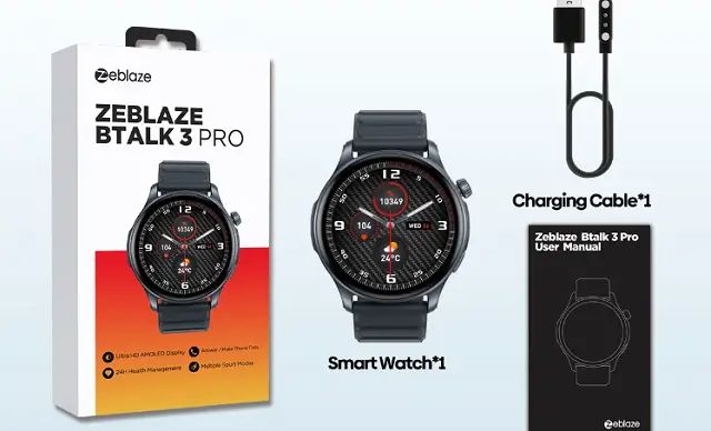 Zeblaze Btalk 3 Pro design