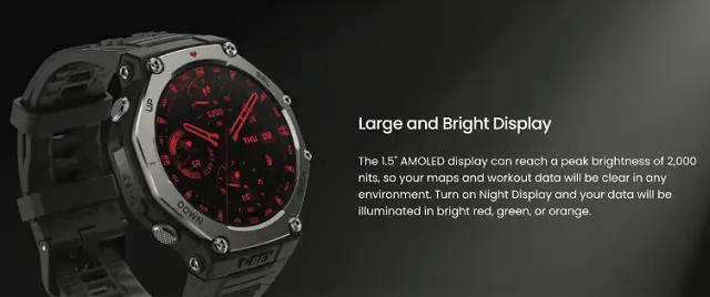 Amazfit T-Rex 3 design